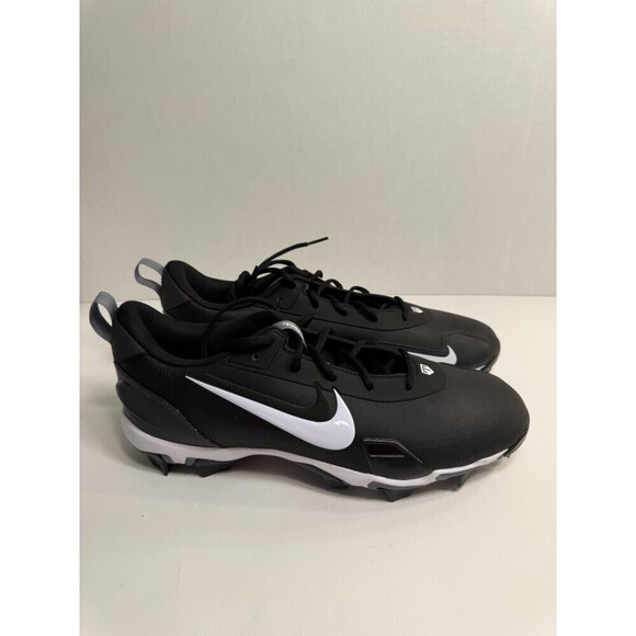 .10026 Nike Mens Black/White Force Trout 9 Keystone baseball Cleats-US 13 Mens - Picture 1 of 5